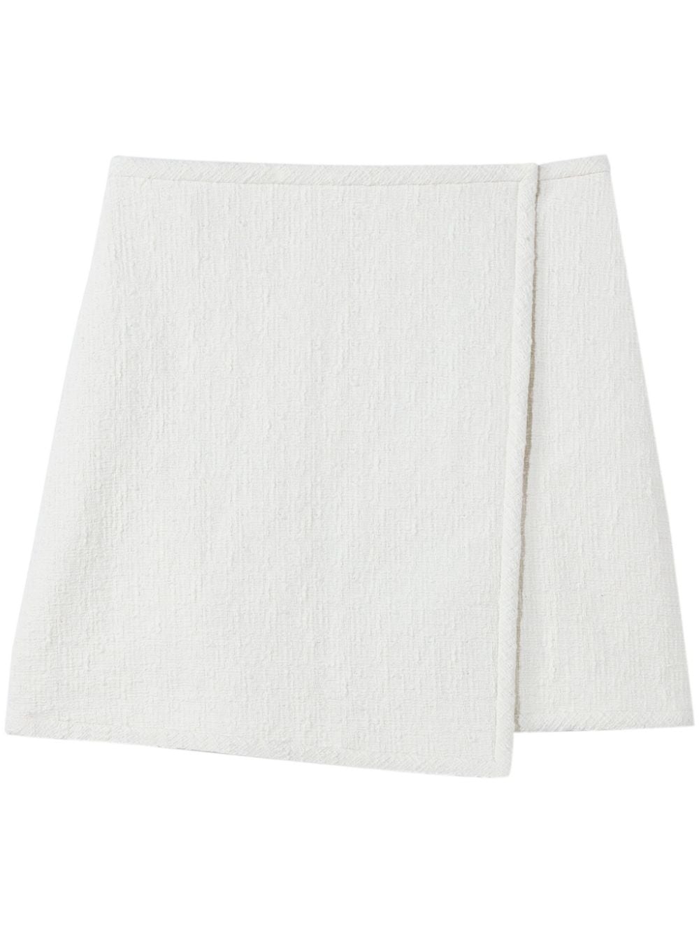 tweed wrap mini skirt - 1