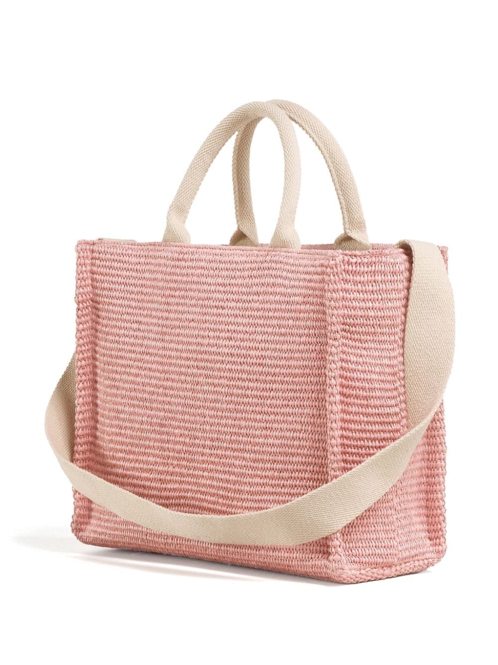 small raffia tote bag - 3