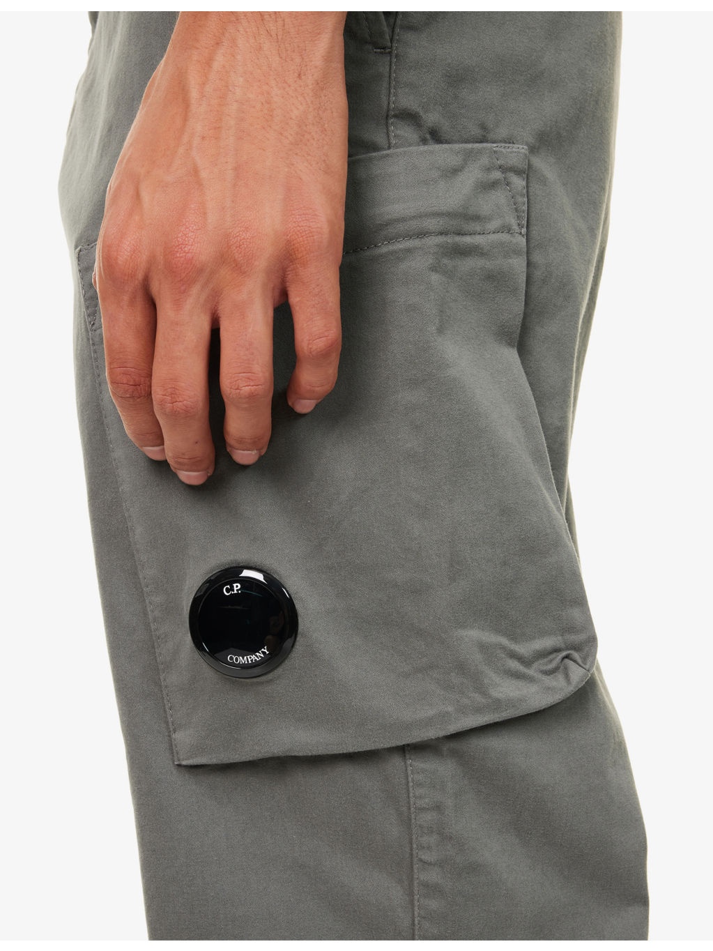 Logo-Patch Straight-Leg Stretch-Cotton Cargo Trousers - 5