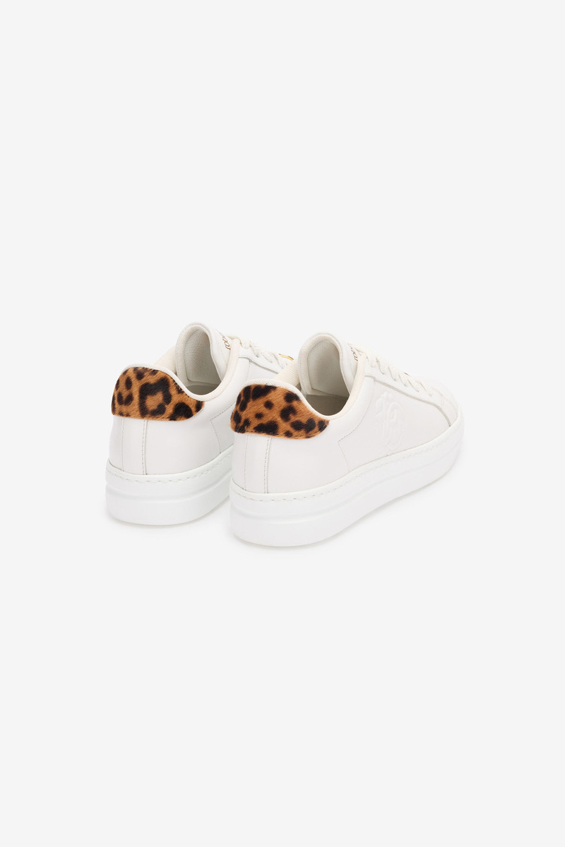 Roberto Cavalli Sneakers With Jaguar Skin Back outlook