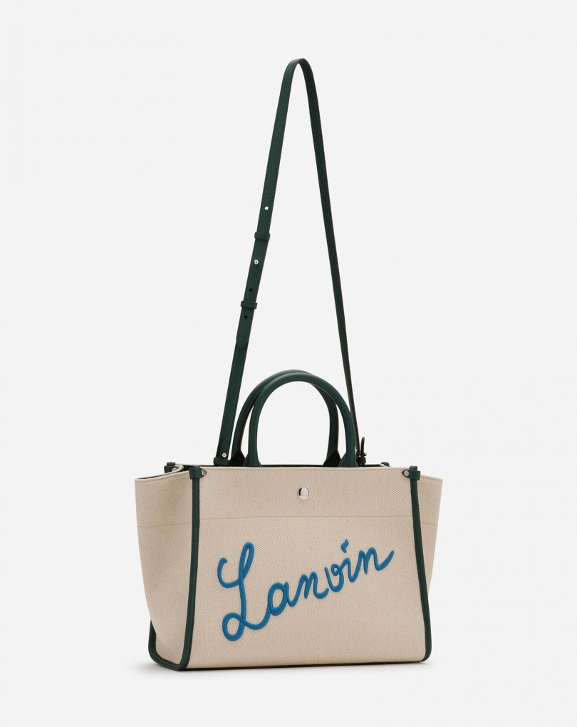 EMBROIDERED CANVAS IN&OUT BAG SM - 5