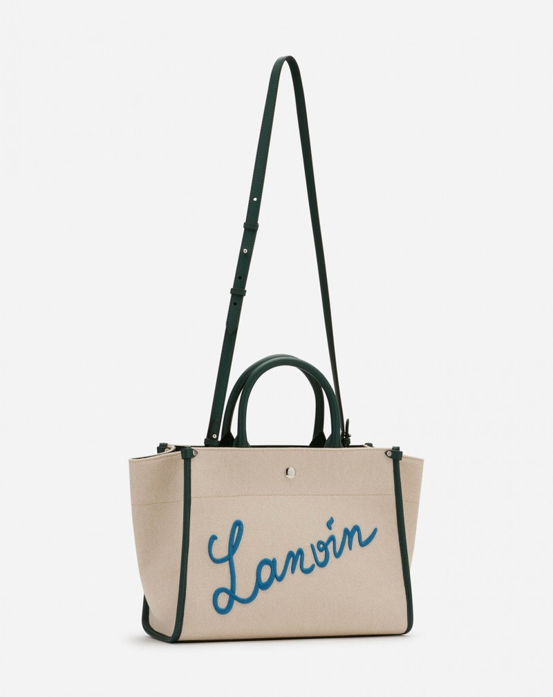 EMBROIDERED CANVAS IN&OUT BAG SM 5