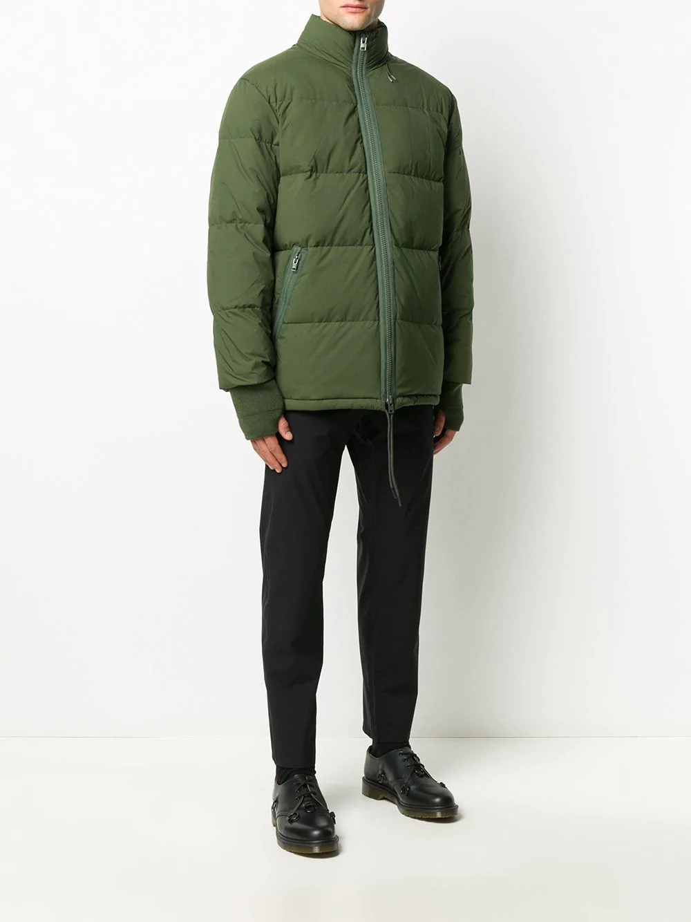 Tiger patch puffer jacket - 3