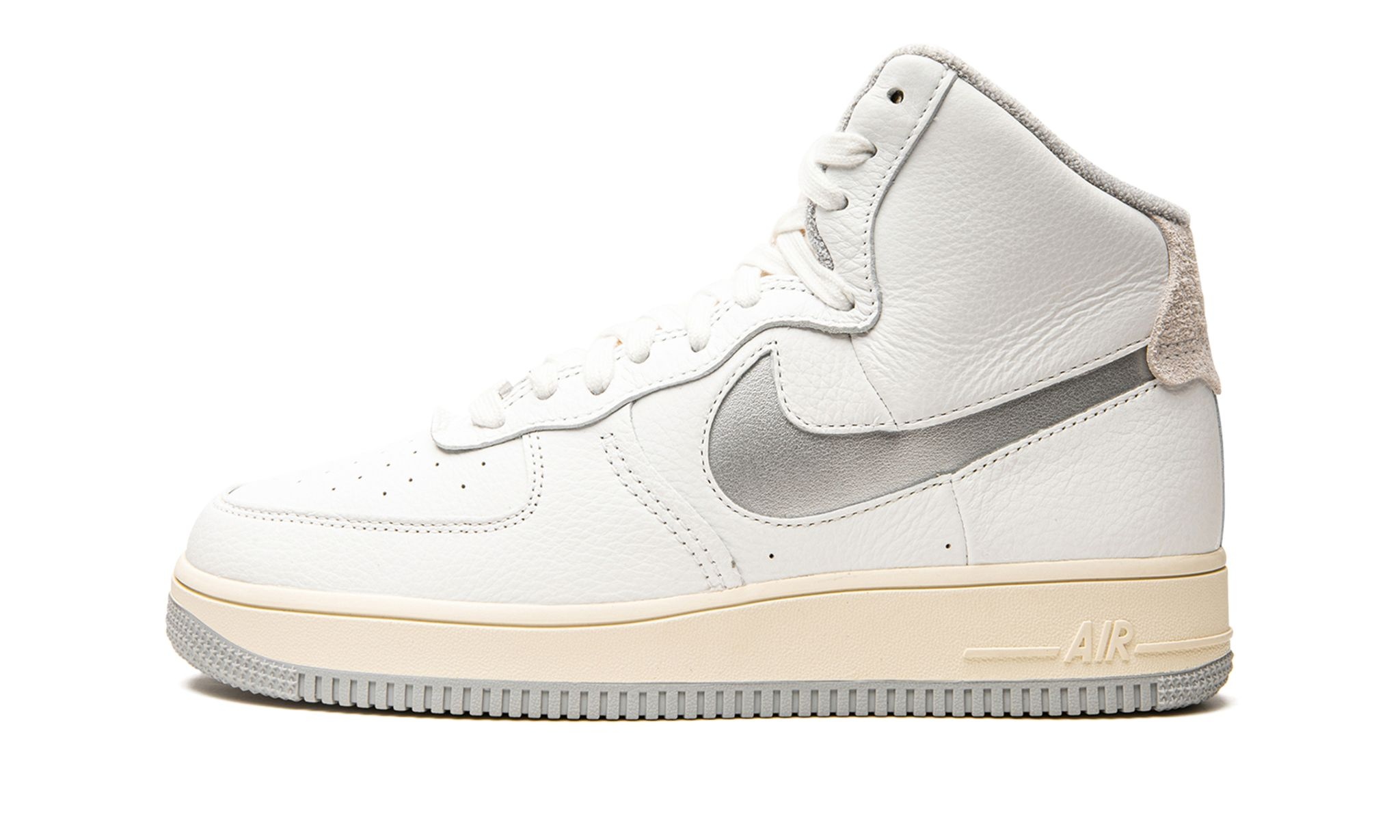 WMNS Air Force 1 High Sculpt "White / Silver" - 1