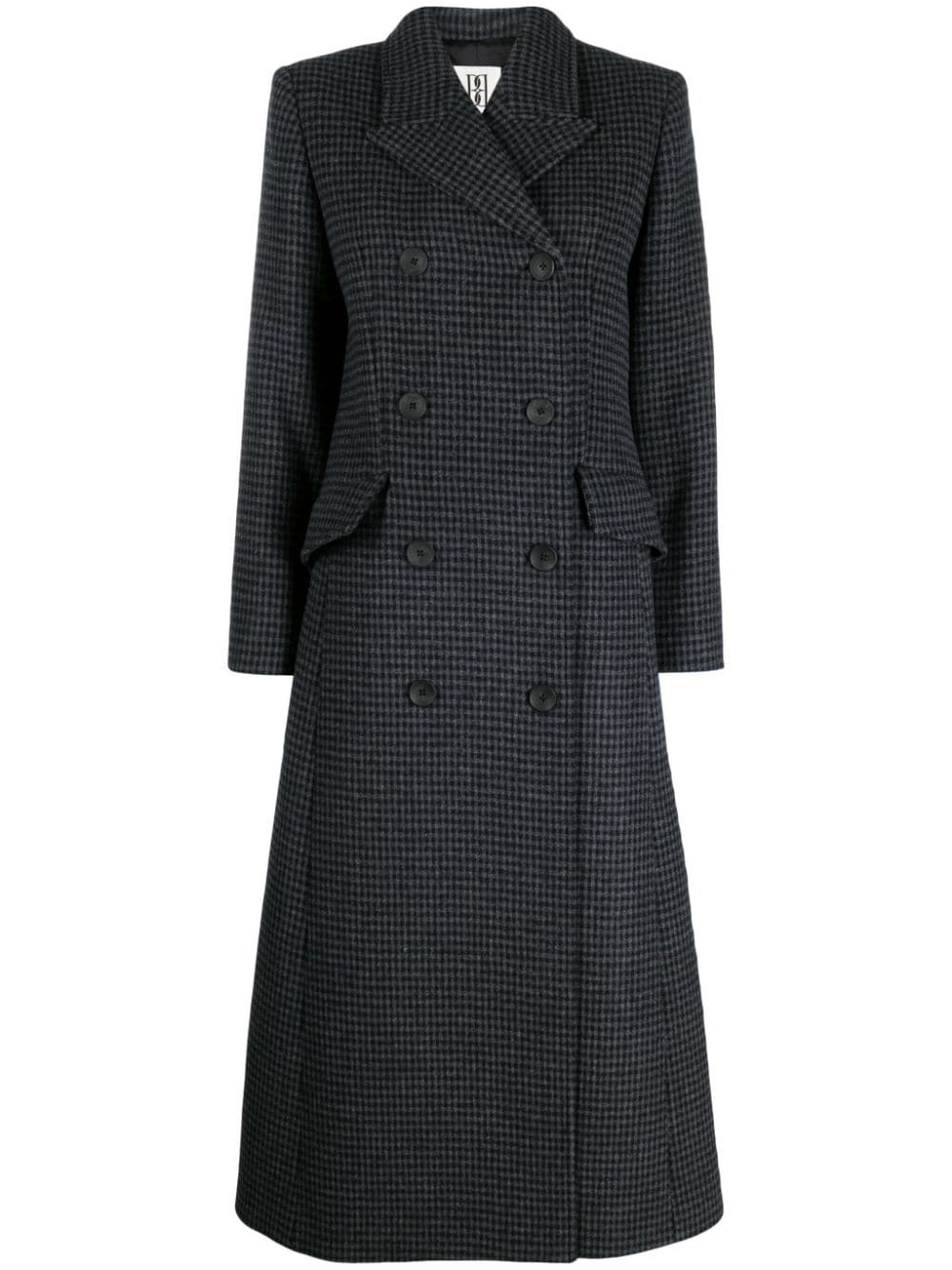 Gardeniia checked long coat - 1