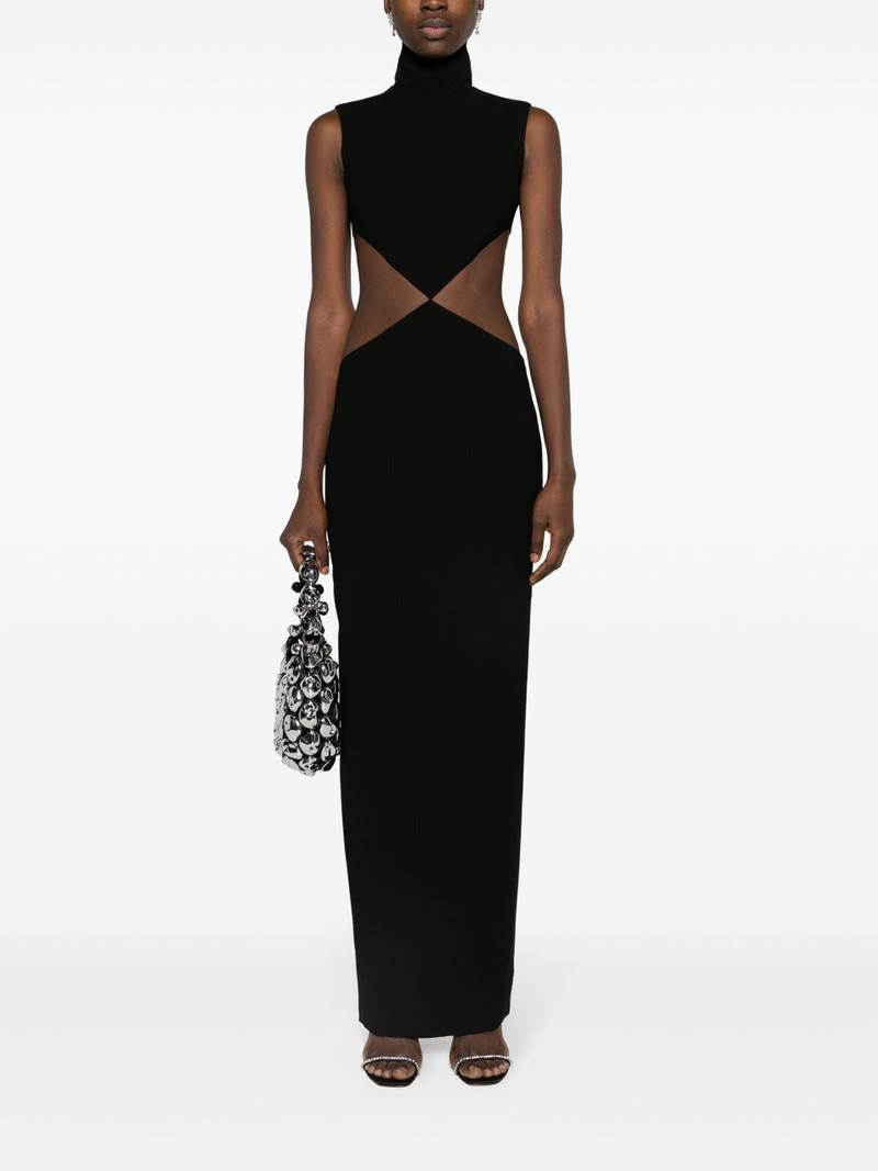 MÔNOT black cut-out maxi dress outlook