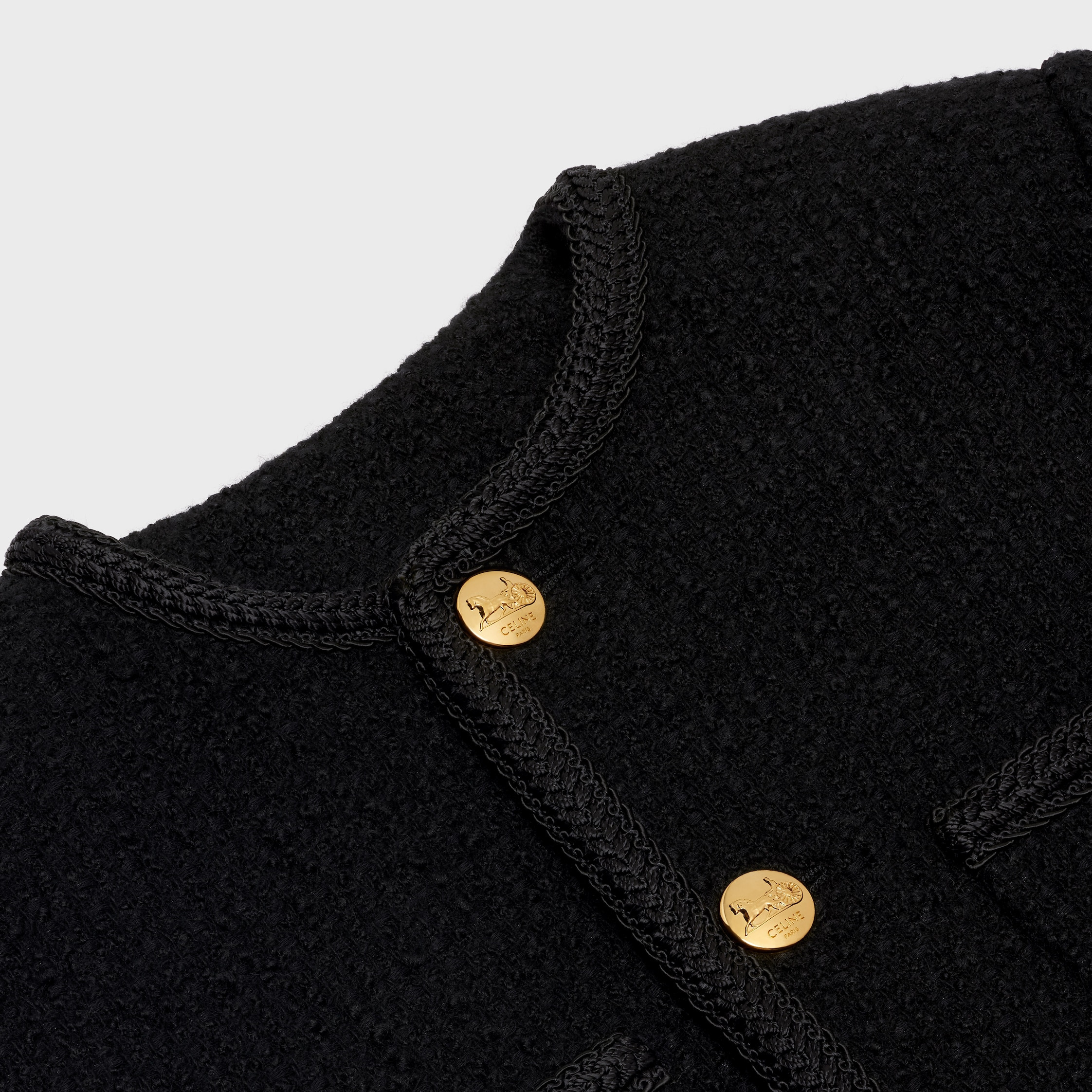 'CHASSEUR' JACKET IN BOUCLÉ TWEED - 3
