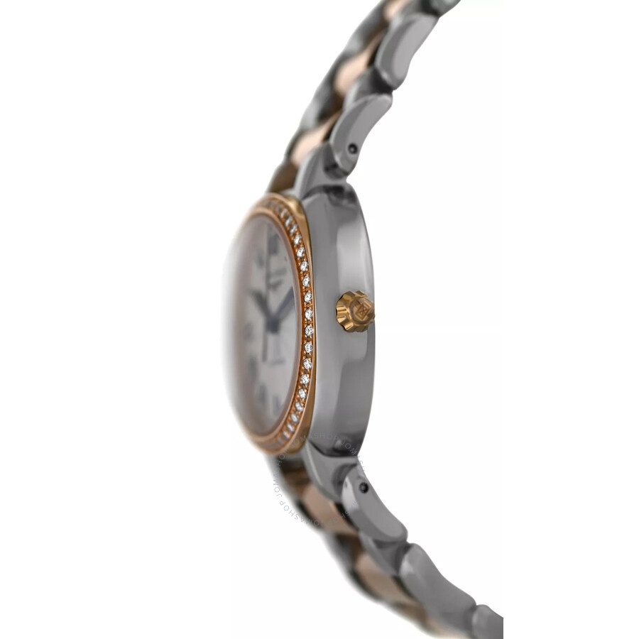 Pre-owned Longines Primaluna Automatic Diamond White Dial Ladies Watch L8.113.5.79.6 - 2