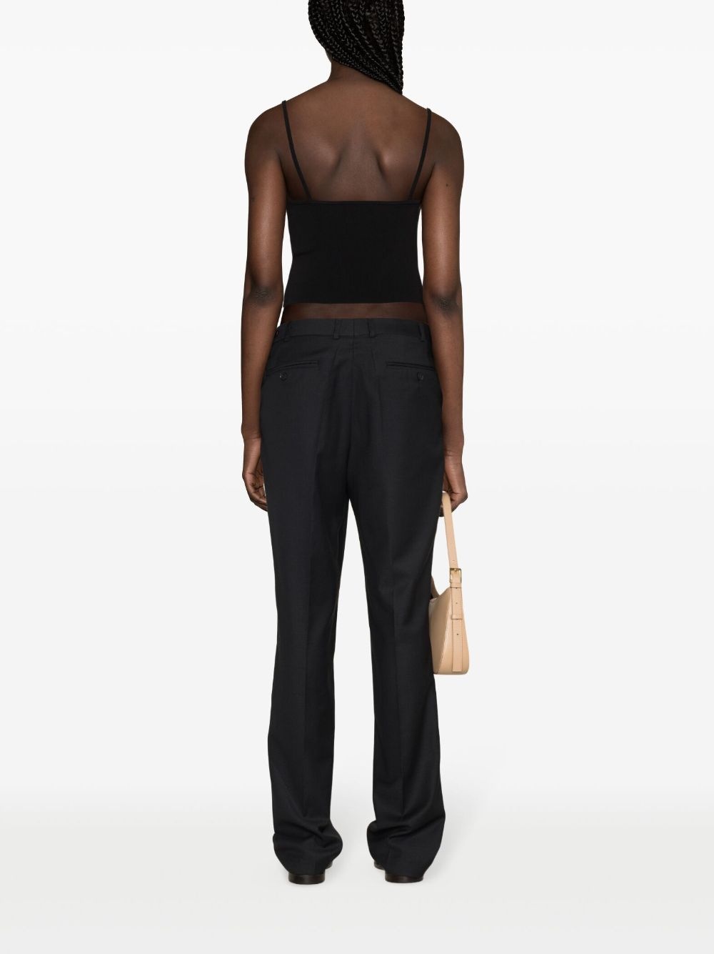 square-neck tank top - 4