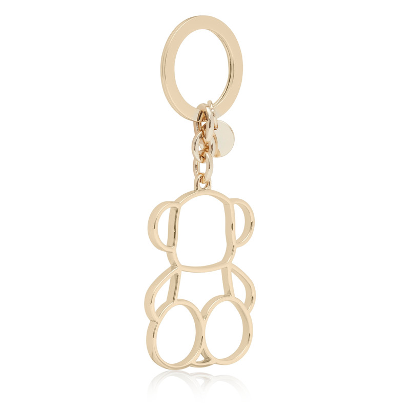TOUS Gold-colored Silhouette Key ring Bold Bear outlook