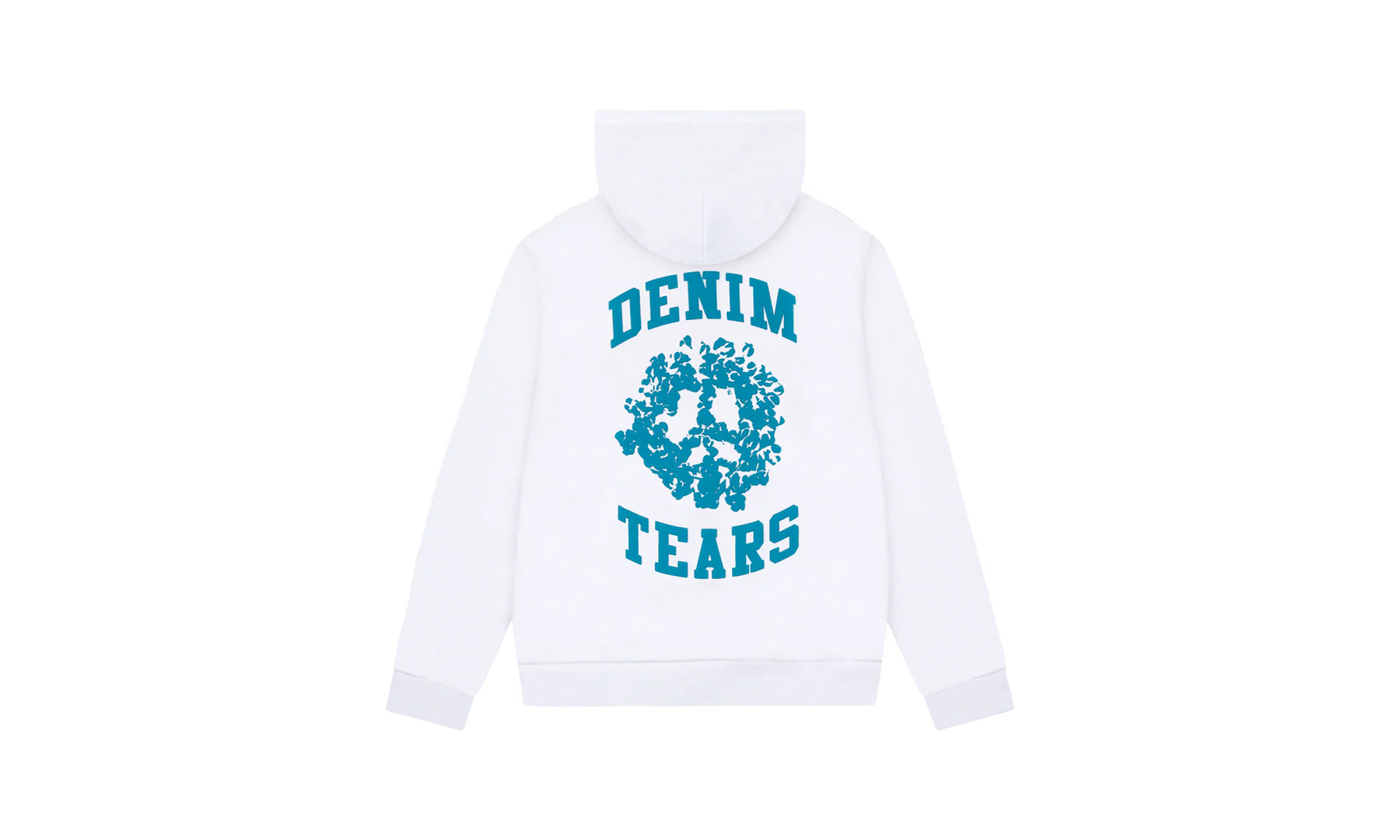 Denim University Zip Hoodie "White" - 2