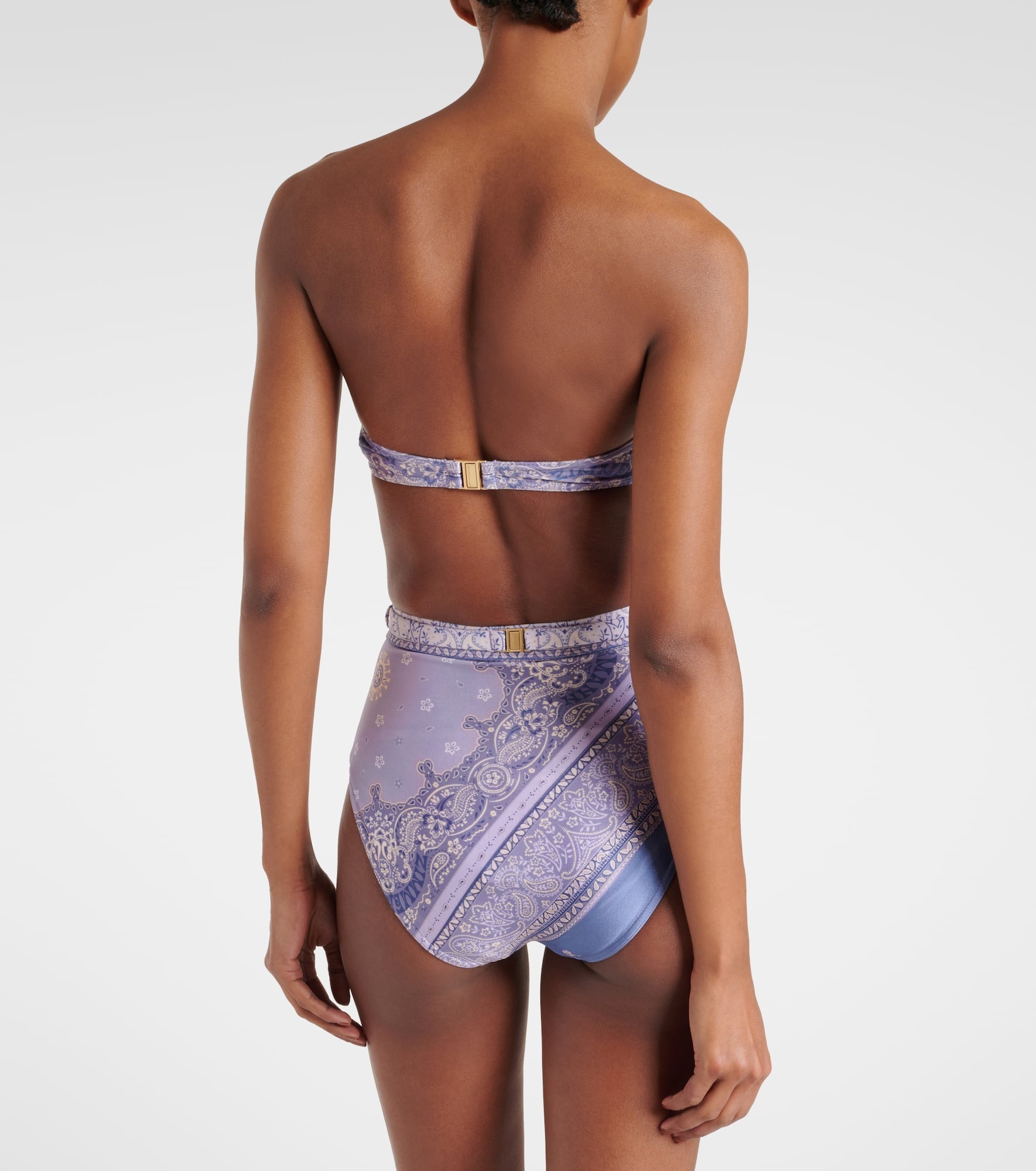 Lucky floral high-rise bikini bottoms - 3