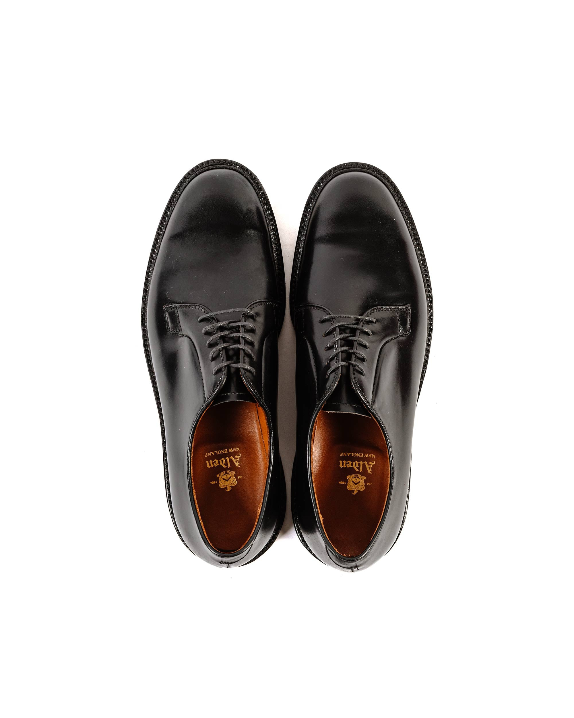 Plain Toe Blucher Black Shell Cordovan 9901 - 5