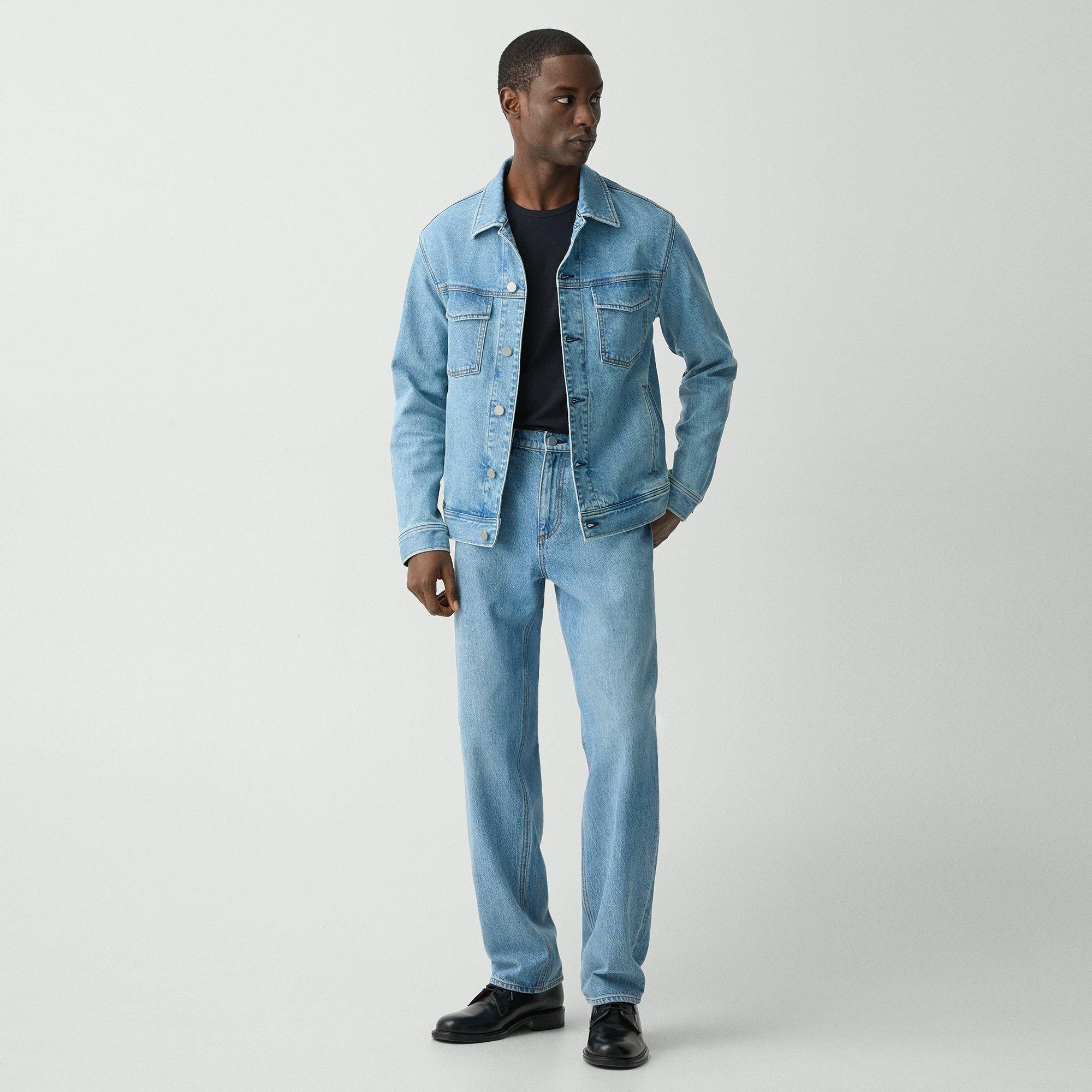 City Trucker Jacket in Stretch Denim - 5