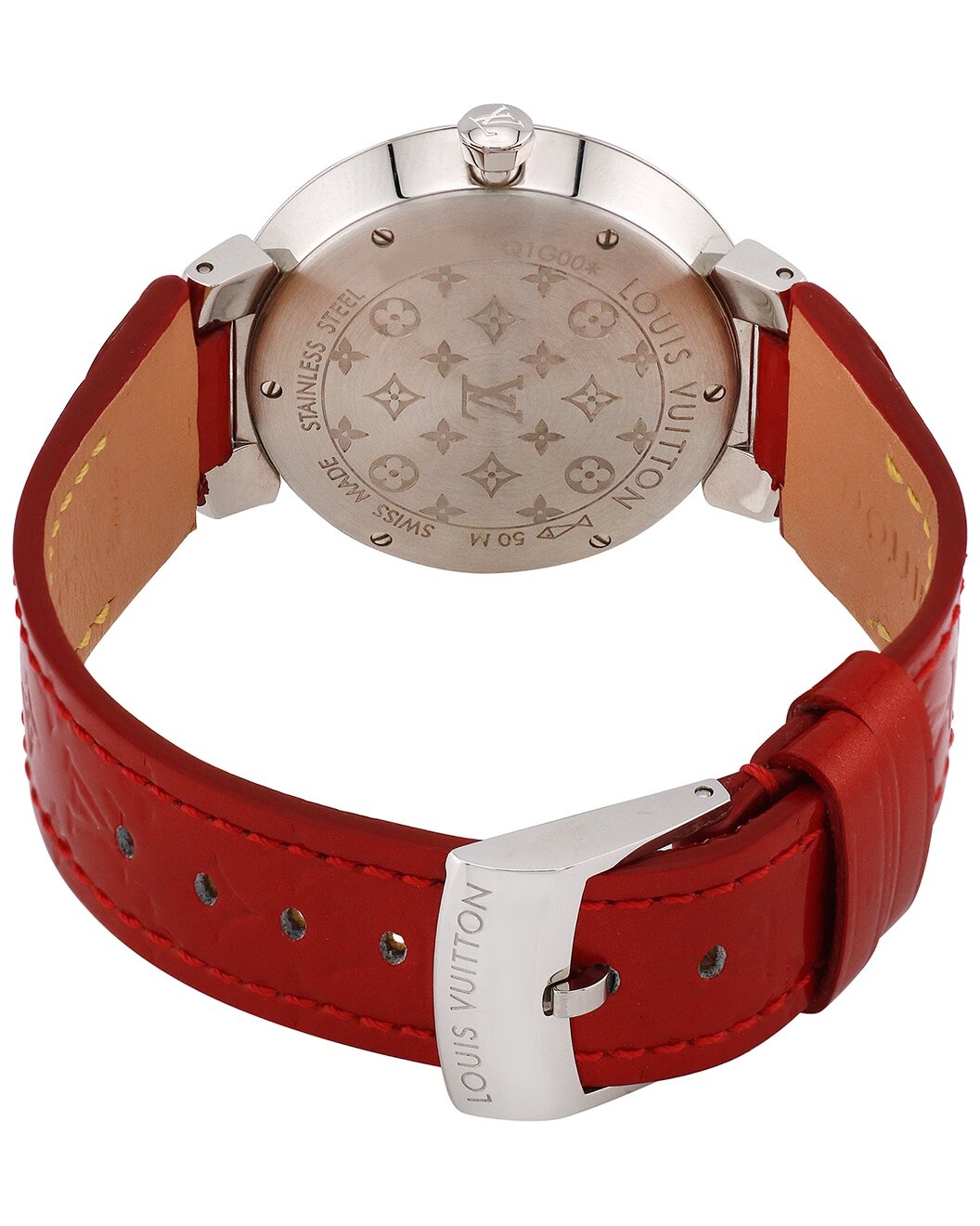 Louis Vuitton Women's Tambour Monogram Diamond Watch, Circa 2000s (Authentic Pre-Loved) - 2