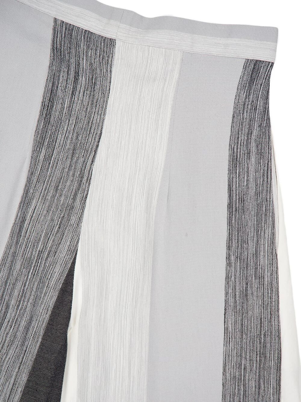 pleated stripe trousers - 4