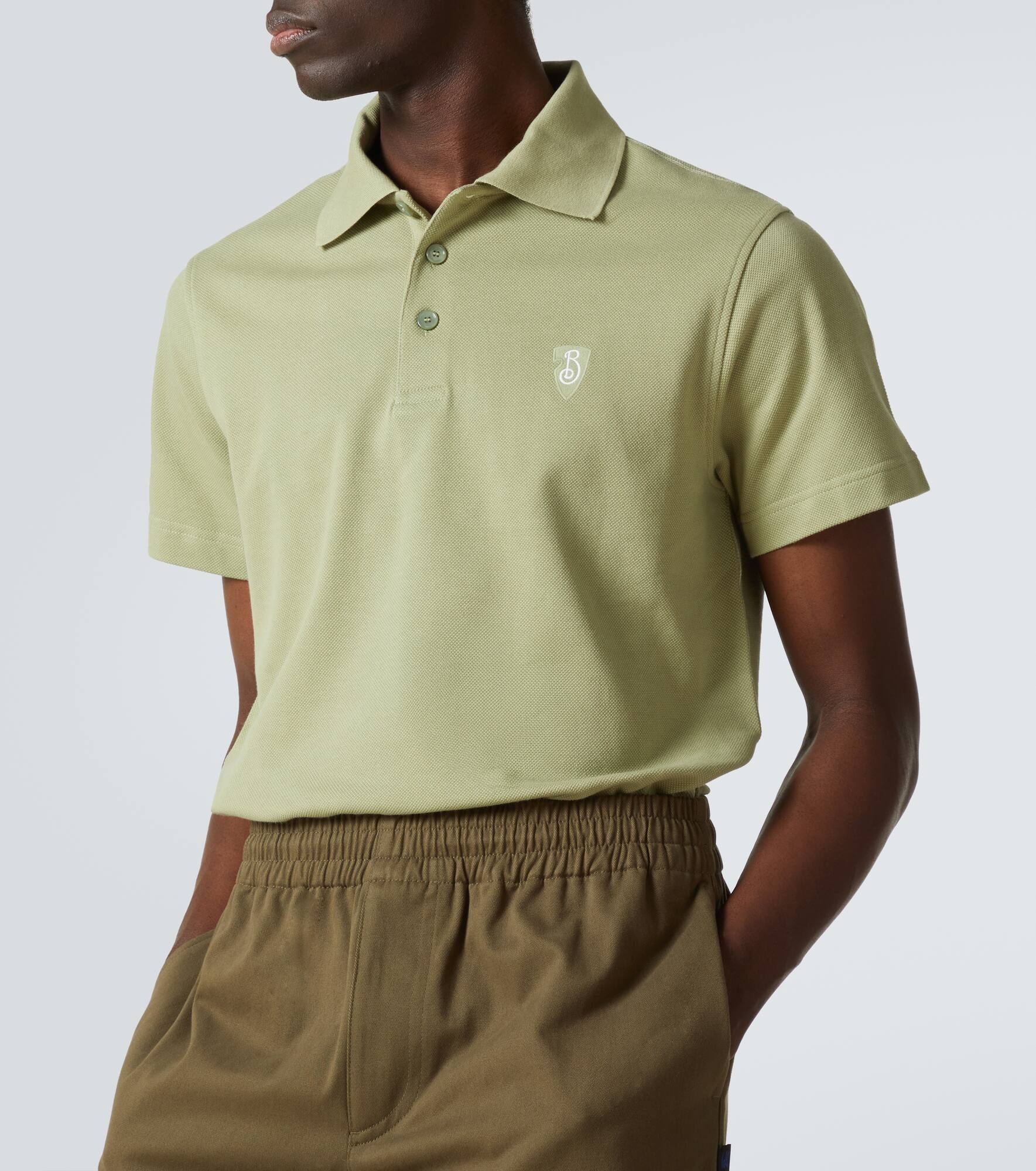 Embroidered cotton polo shirt - 5