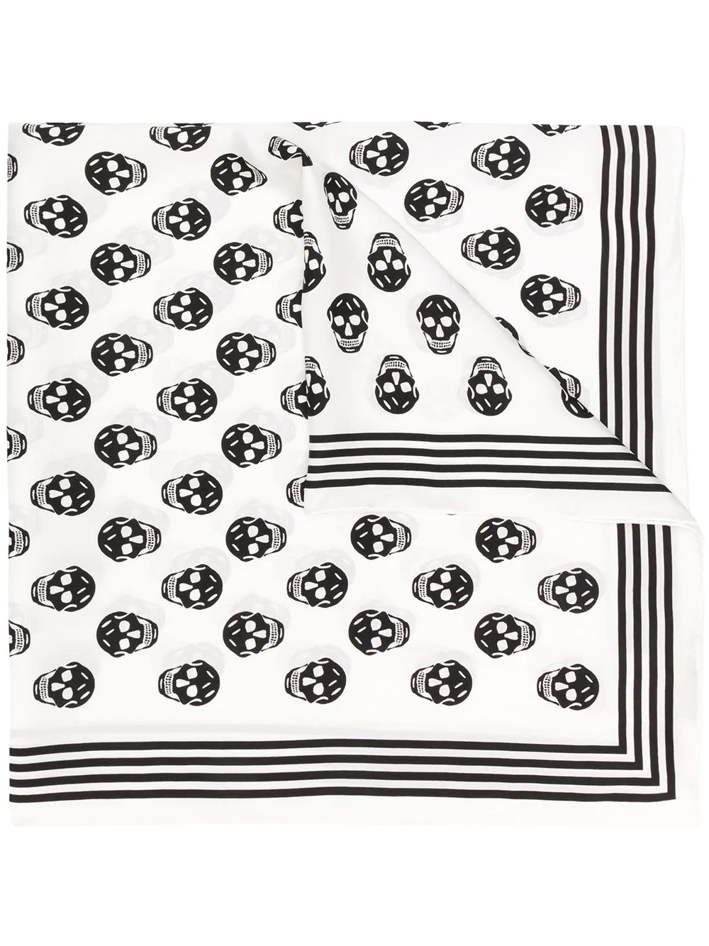 skull print scarf - 1