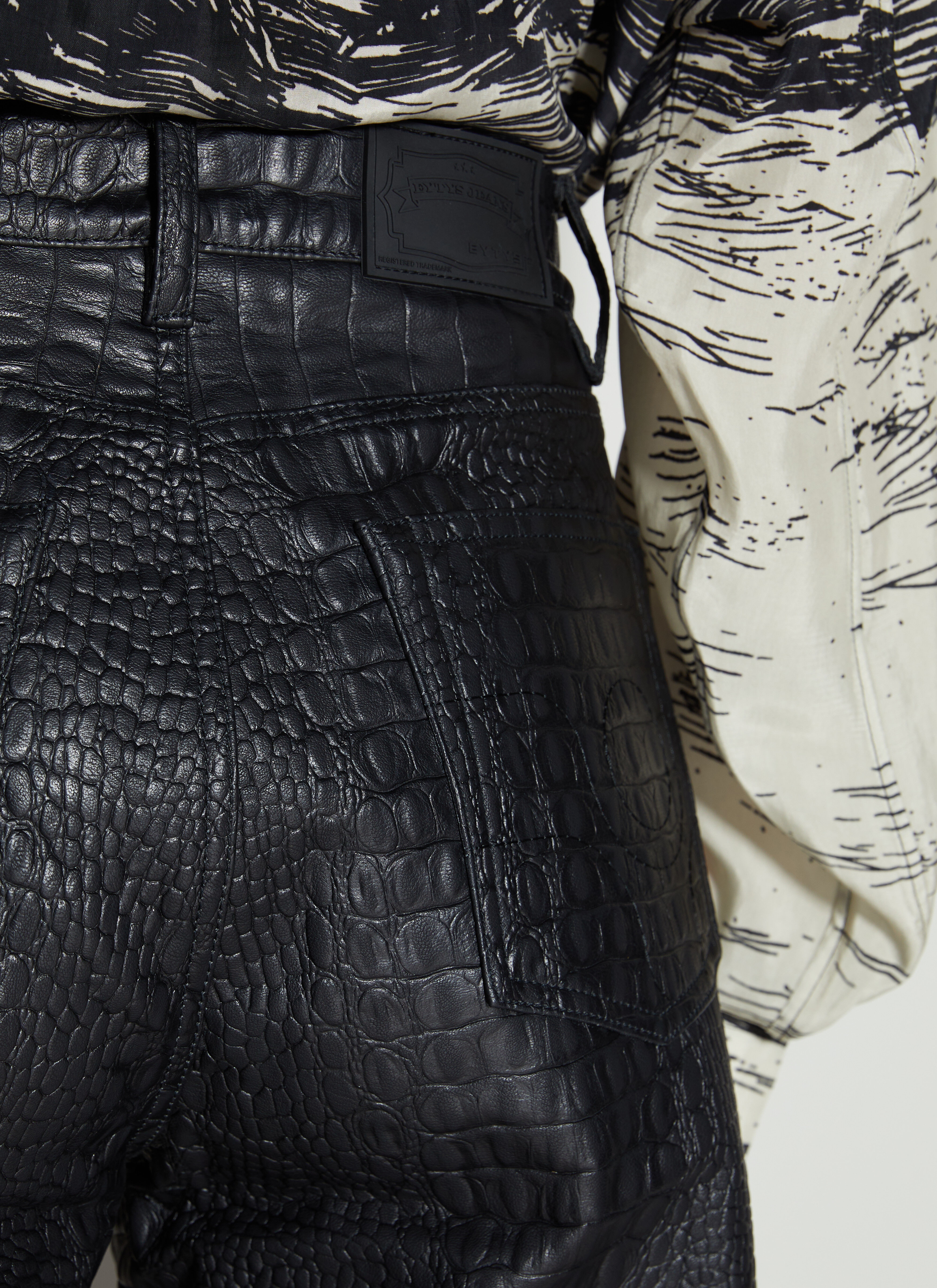 Benz Croco Pants - 5