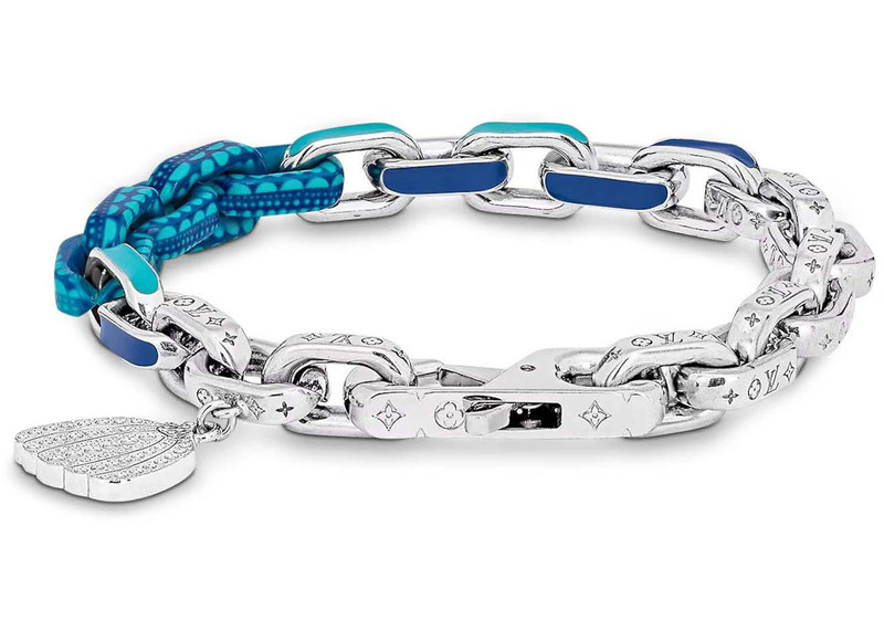 Louis Vuitton Louis Vuitton LV x YK Paradise Chain Bracelet Blue outlook