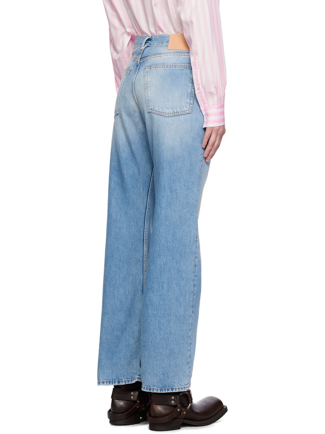Blue Loose-Fit Jeans - 3