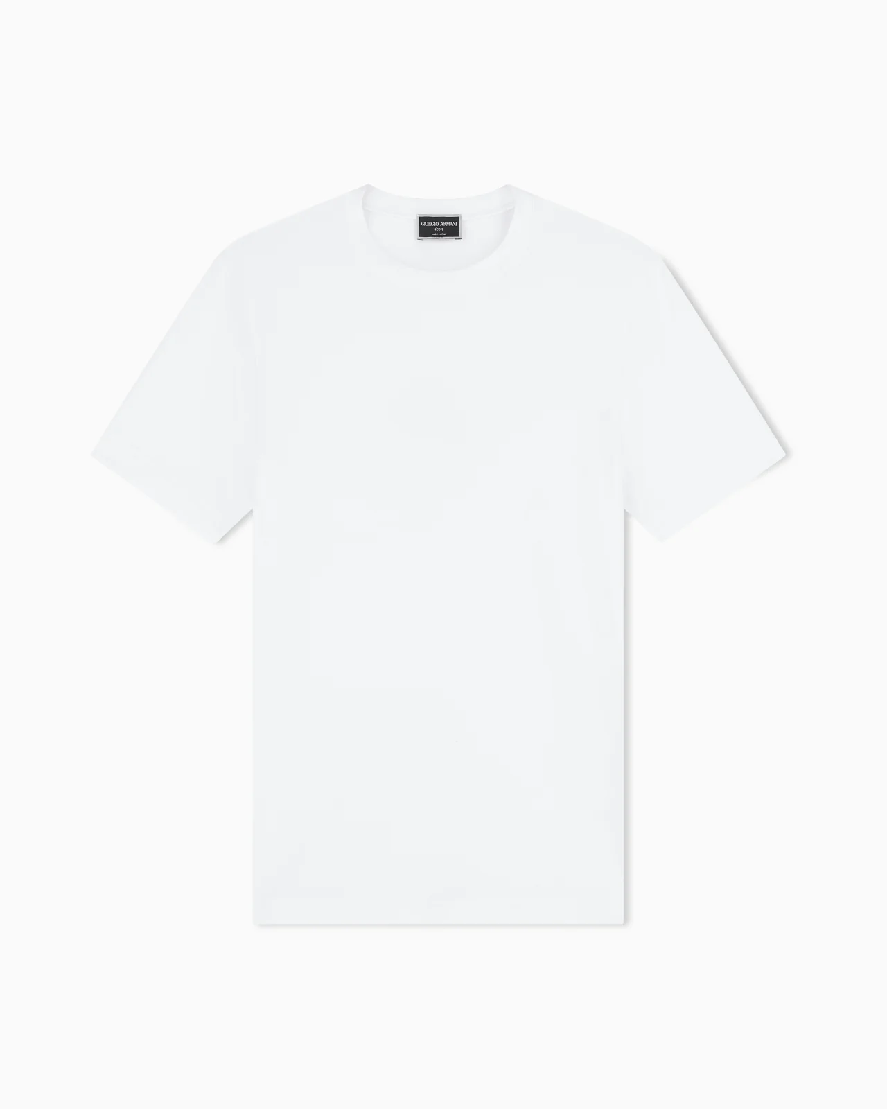 Icon Crew-neck T-shirt in stretch viscose jersey - 1