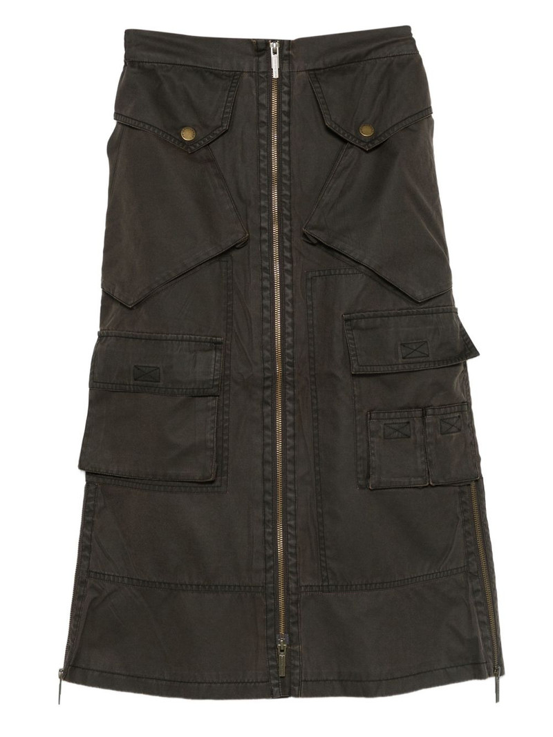 zip-fastening pocket skirt 1