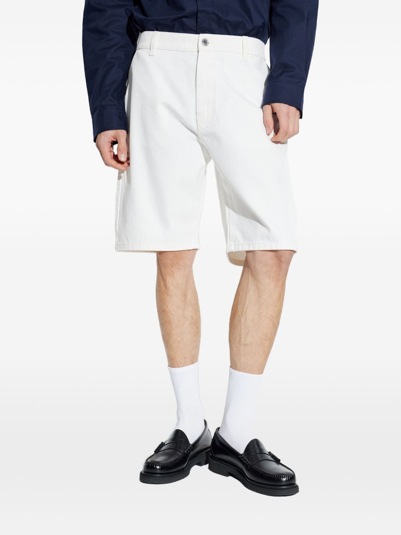 logo-patch denim shorts 3