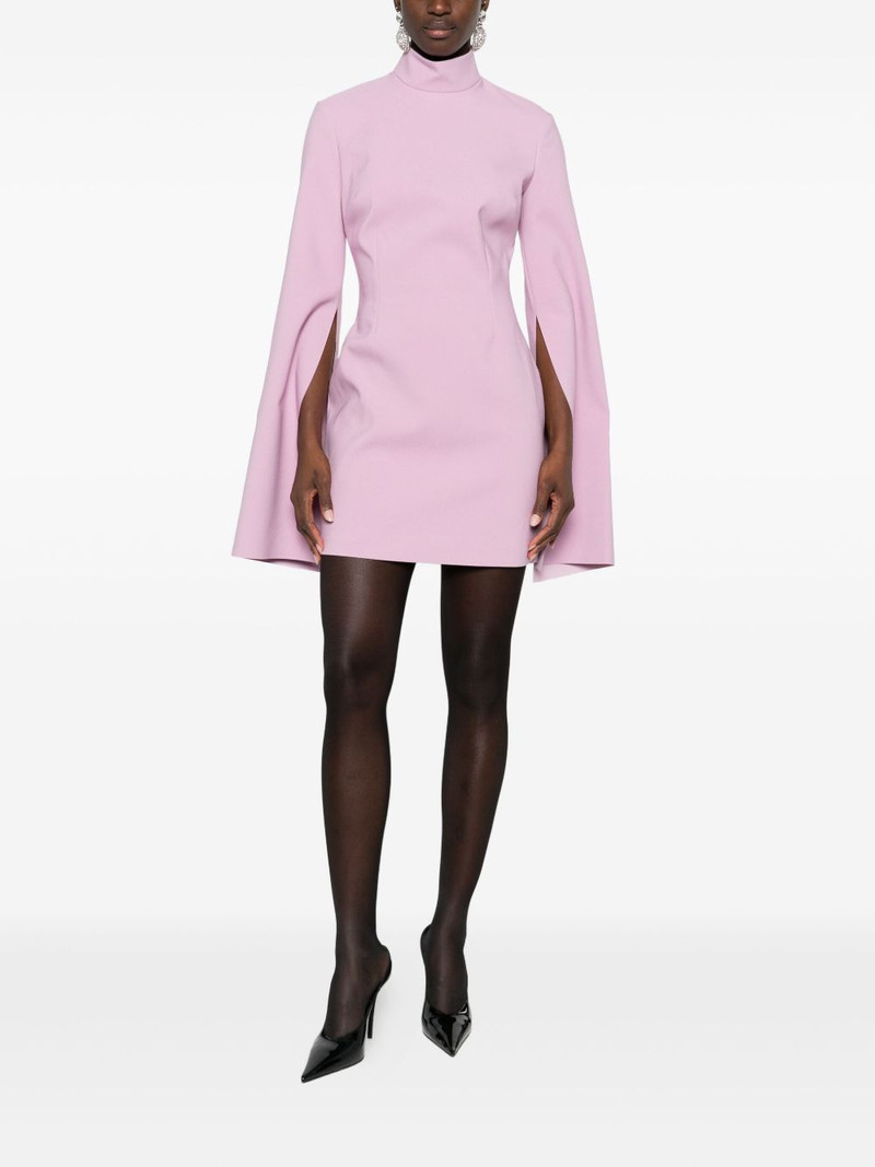 SOLACE LONDON funnel-neck mini dress outlook