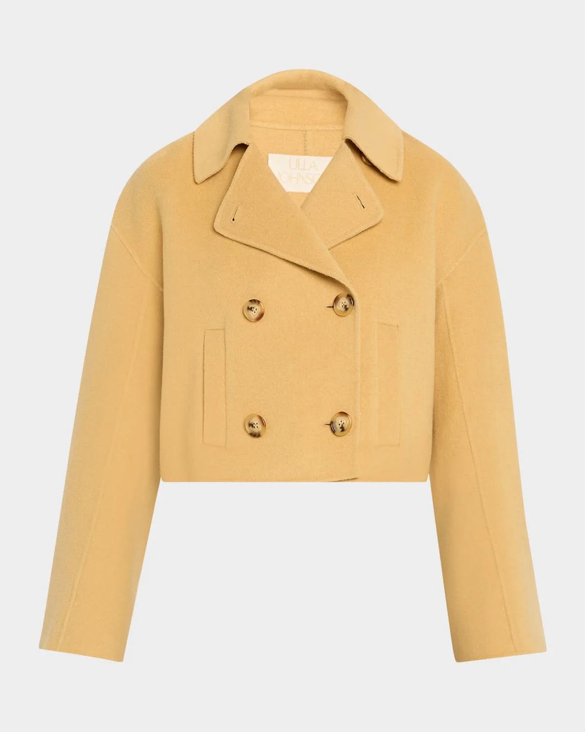 Marta Cropped Double-Faced Wool Coat - 1