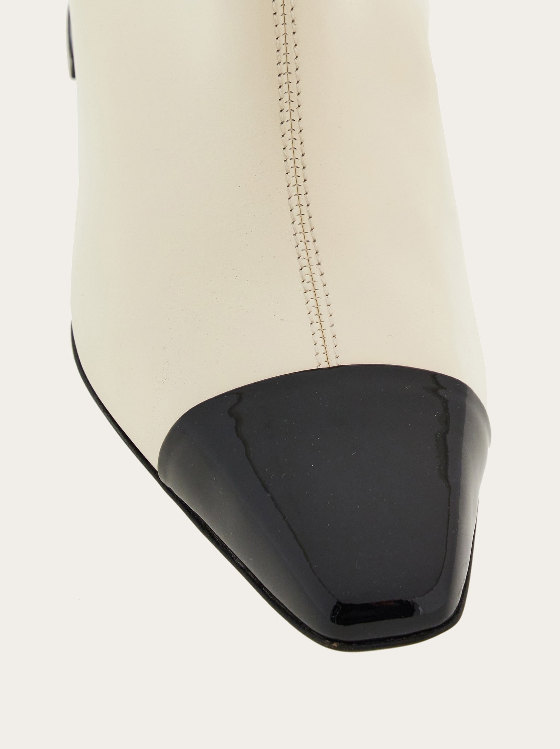 Bootie with patent accents - 5