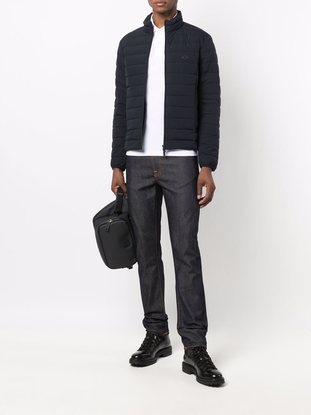 Zipped short down jacket - 3