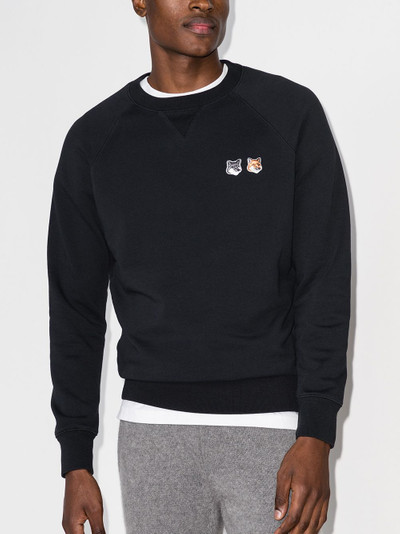 Maison Kitsuné Fox Head cotton sweatshirt outlook