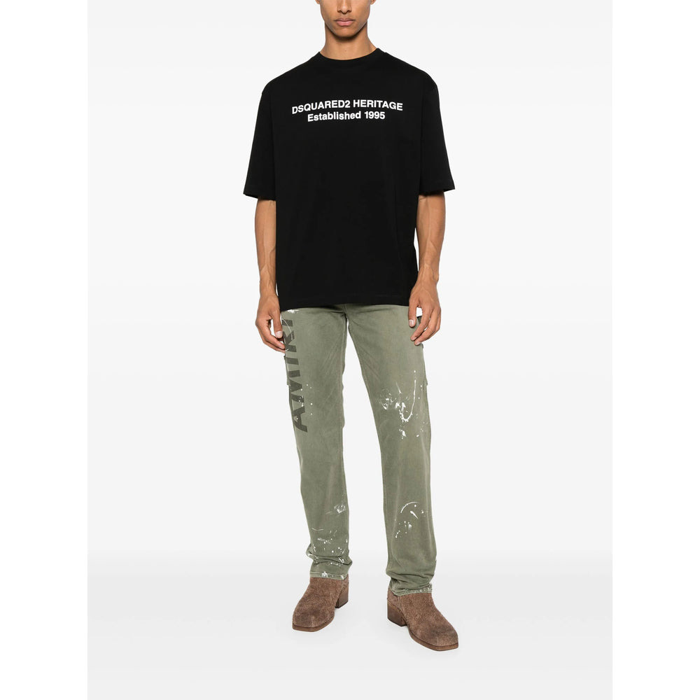 Dsquared2 Black T-Shirts & Vests - T-Shirts Men - 2