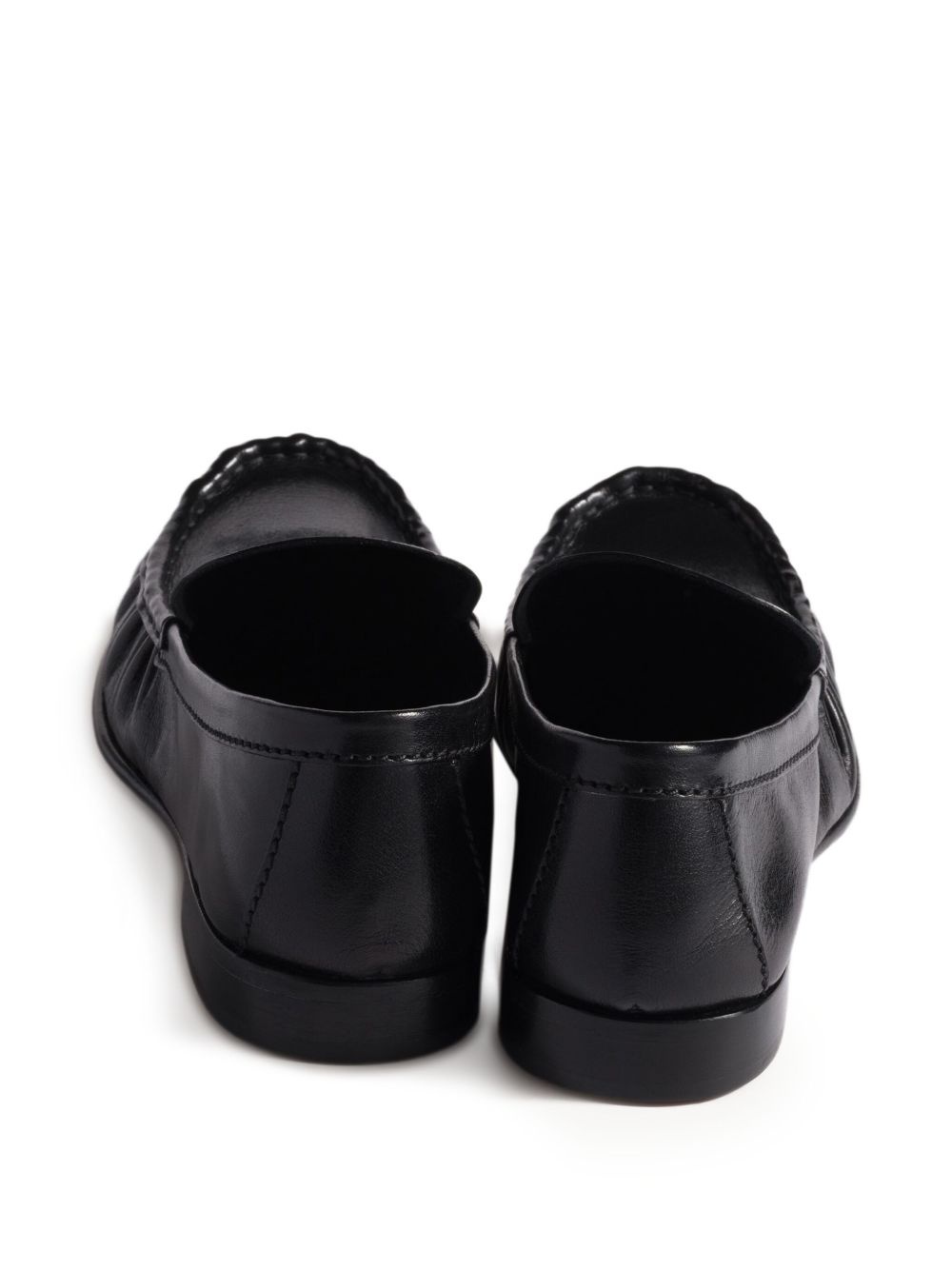 embossed-logo loafers - 3