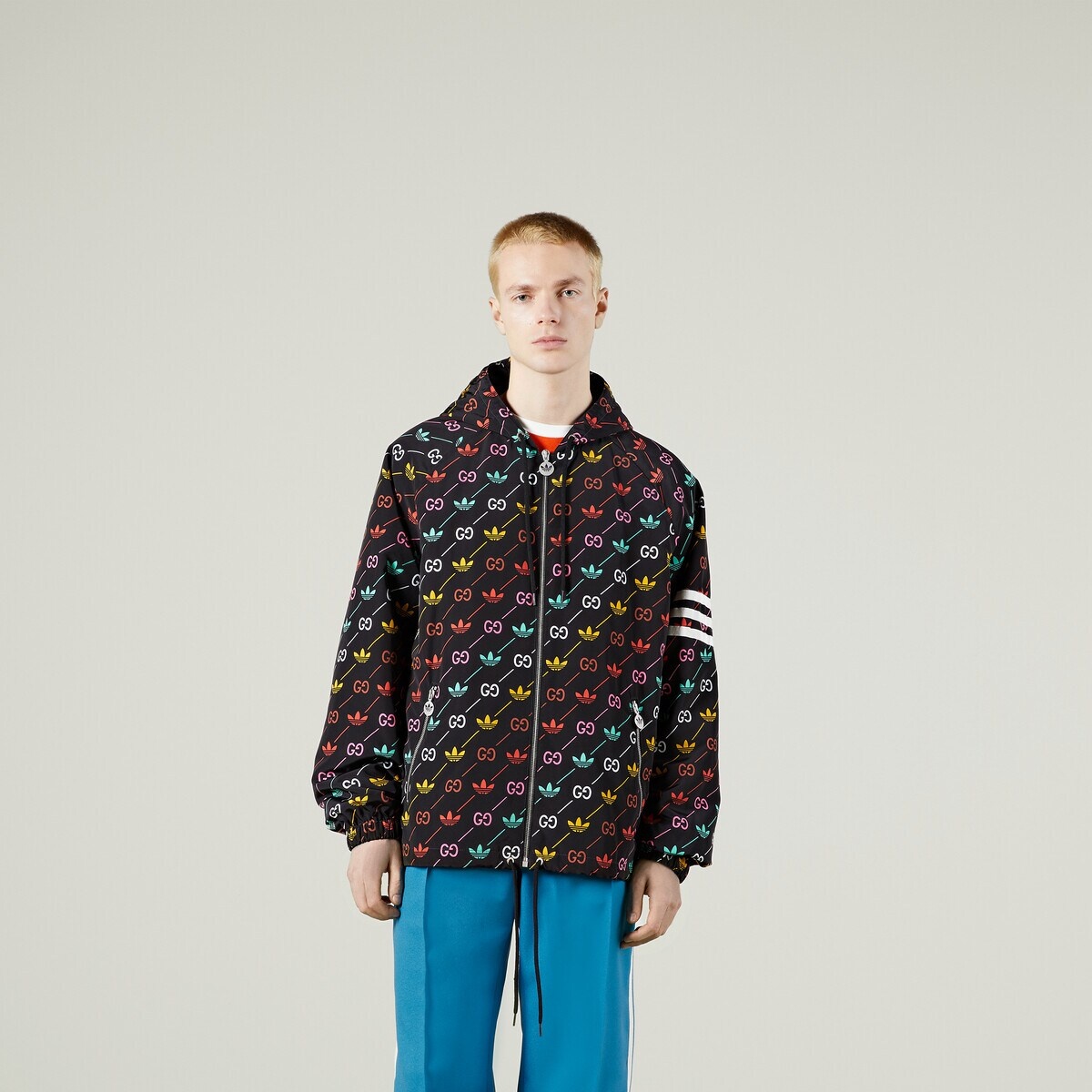 adidas x Gucci GG Trefoil stripe jacket - 6