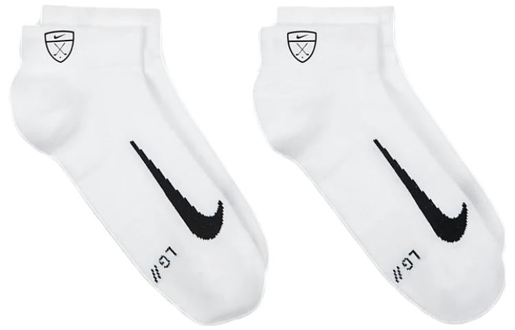 Nike Multiplier Low Golf Quarter Socks (2 Pairs) 'White' CV2617-100 - 3