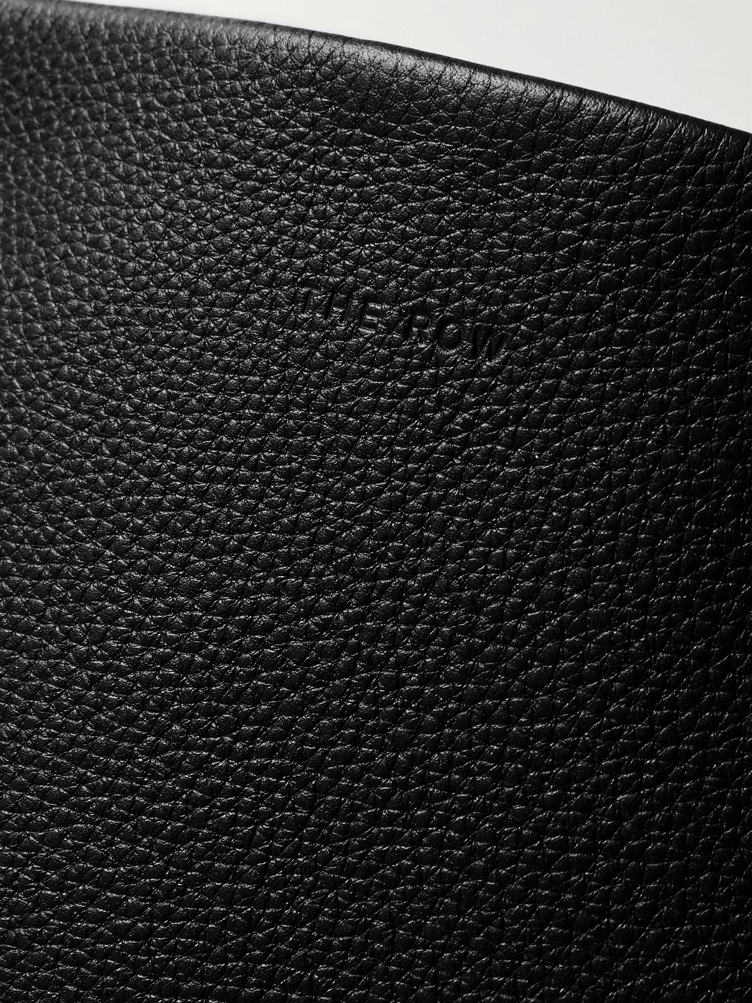 N/S Park Large Full-Grain Leather Tote Bag Black - 4
