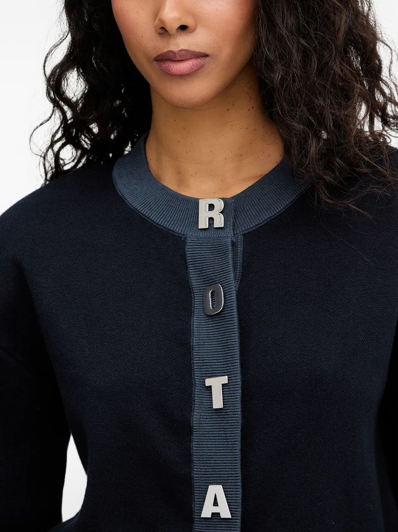 letter-embellishment cardigan 4