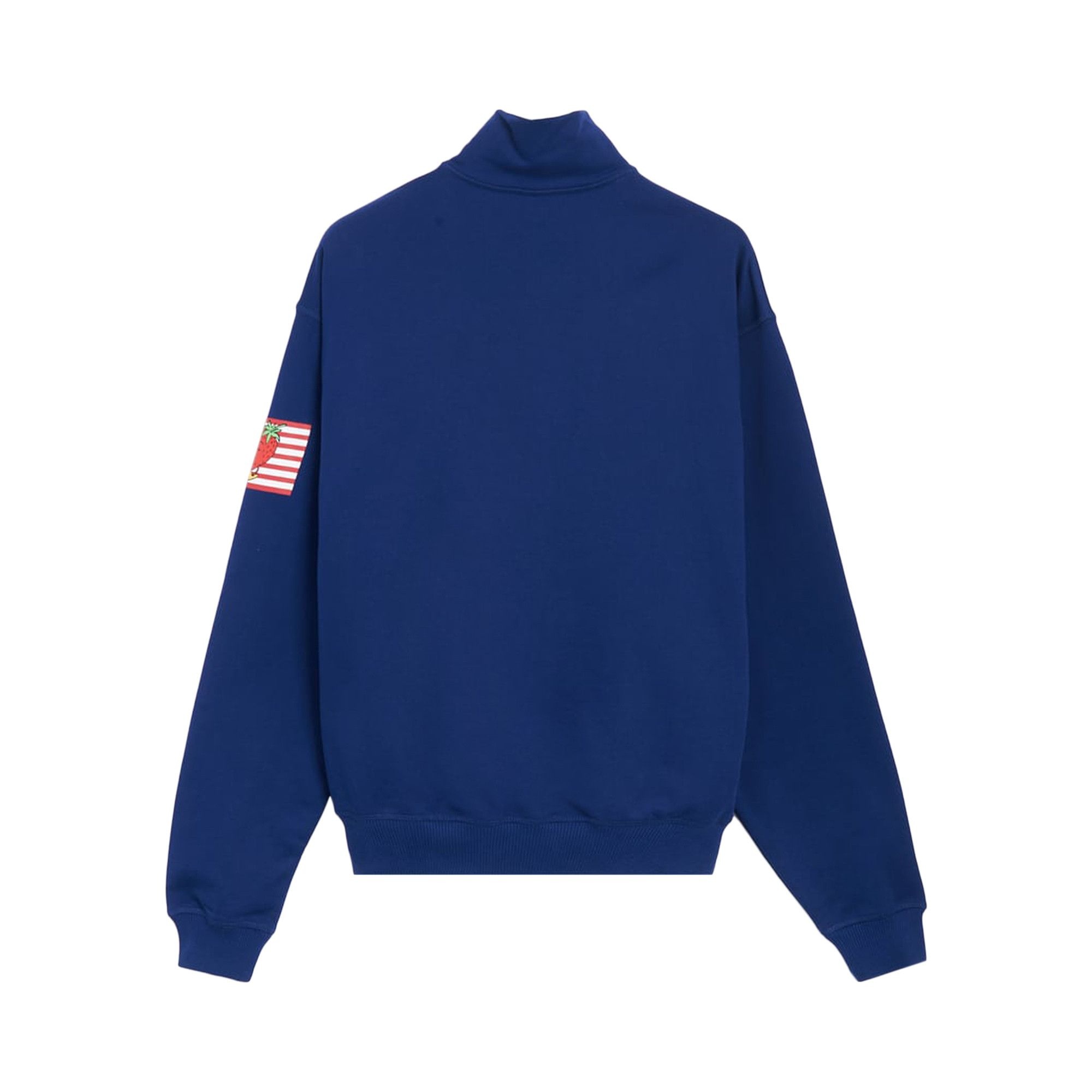 Sky High Farm Workwear 1/4 Zip Sweater 'Blue' - 2