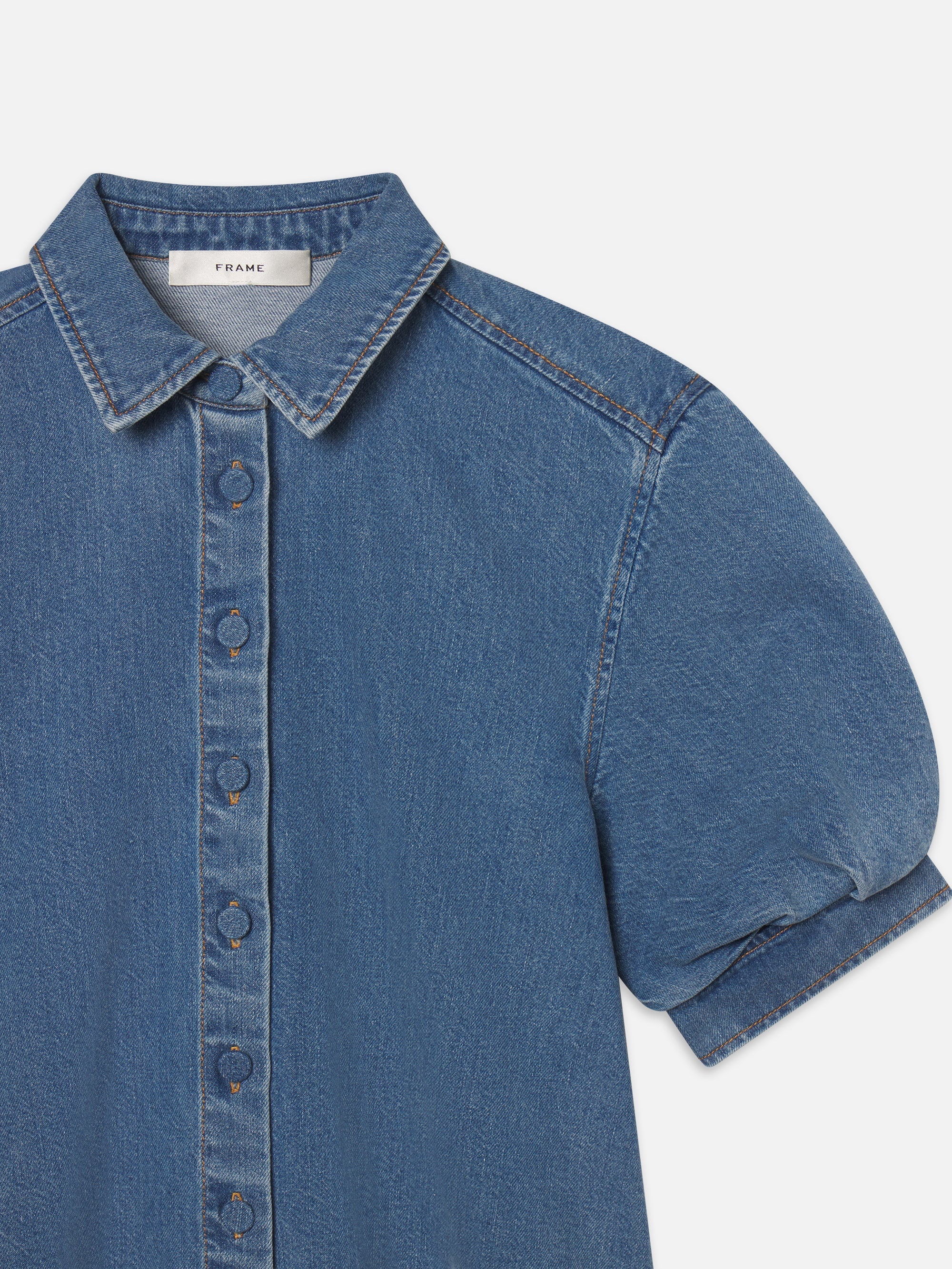 The Billow Sleeve Shirt in Subtle - 3