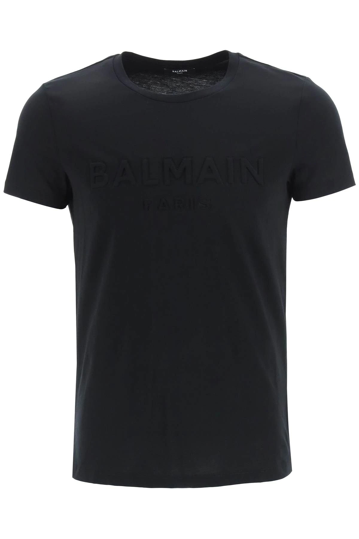 T-SHIRT WITH EMBOSSED LOGO - 1