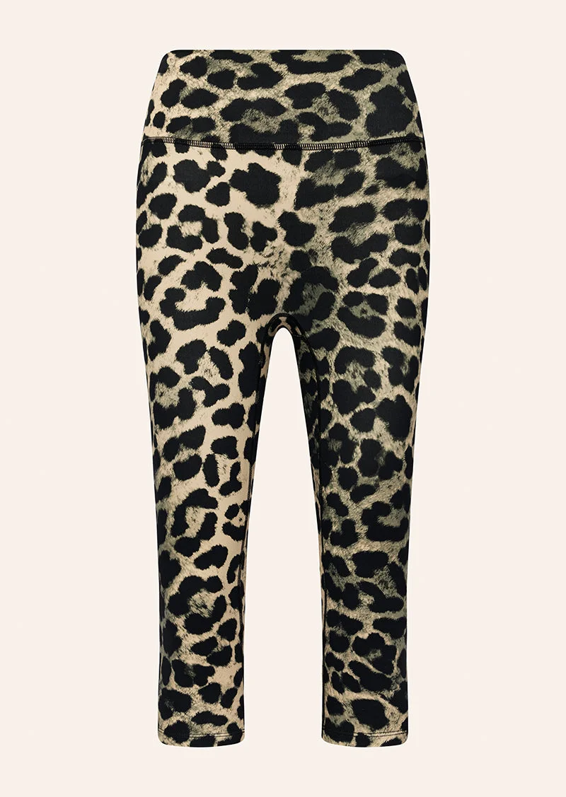 SIGNATURE CAPRI LEGGING IN LEOPARD PRINT - 1