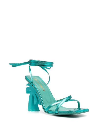 Palm Angels Palm Beach 95mm leather sandals outlook