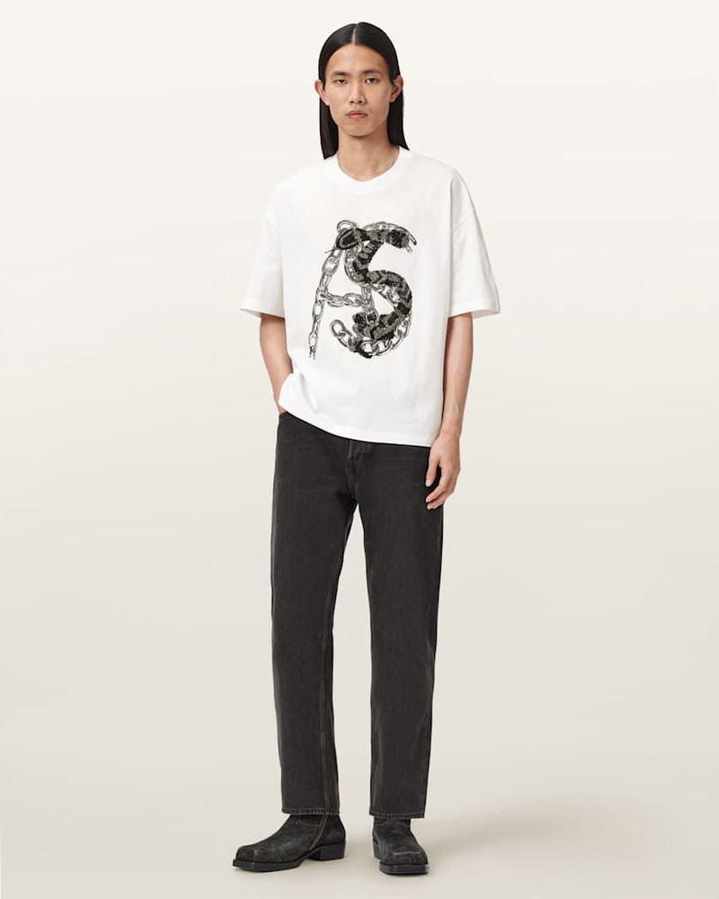 SCALE CROPPED GRAPHIC T-SHIRT 6