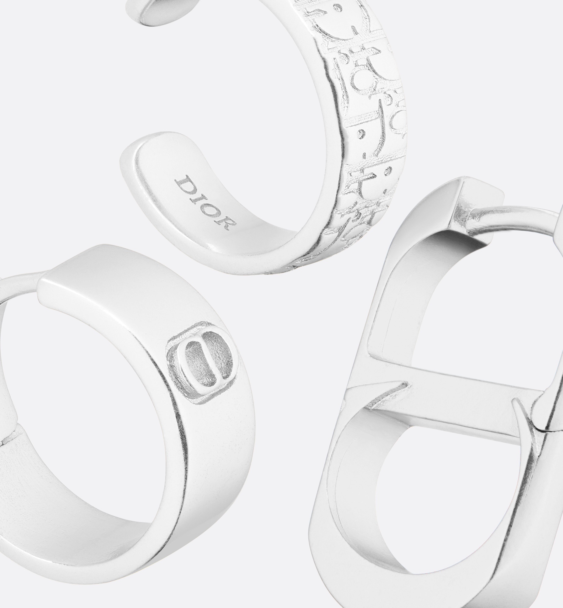 Dior Oblique Earring Set - 4