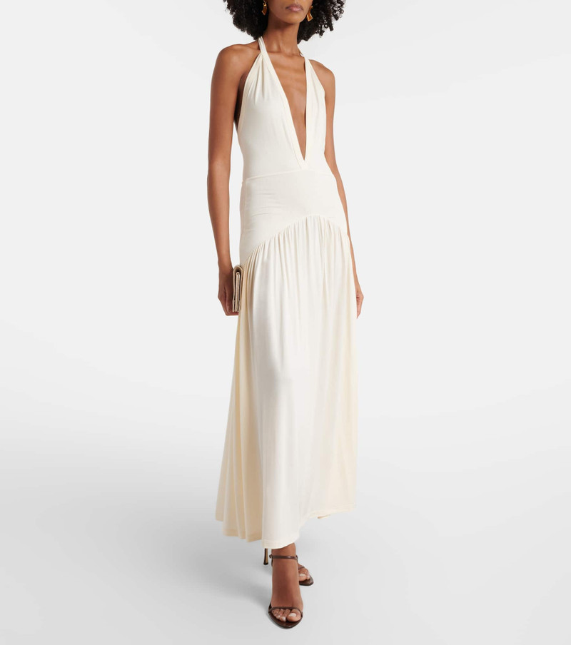 AYA MUSE Ola halterneck maxi dress outlook