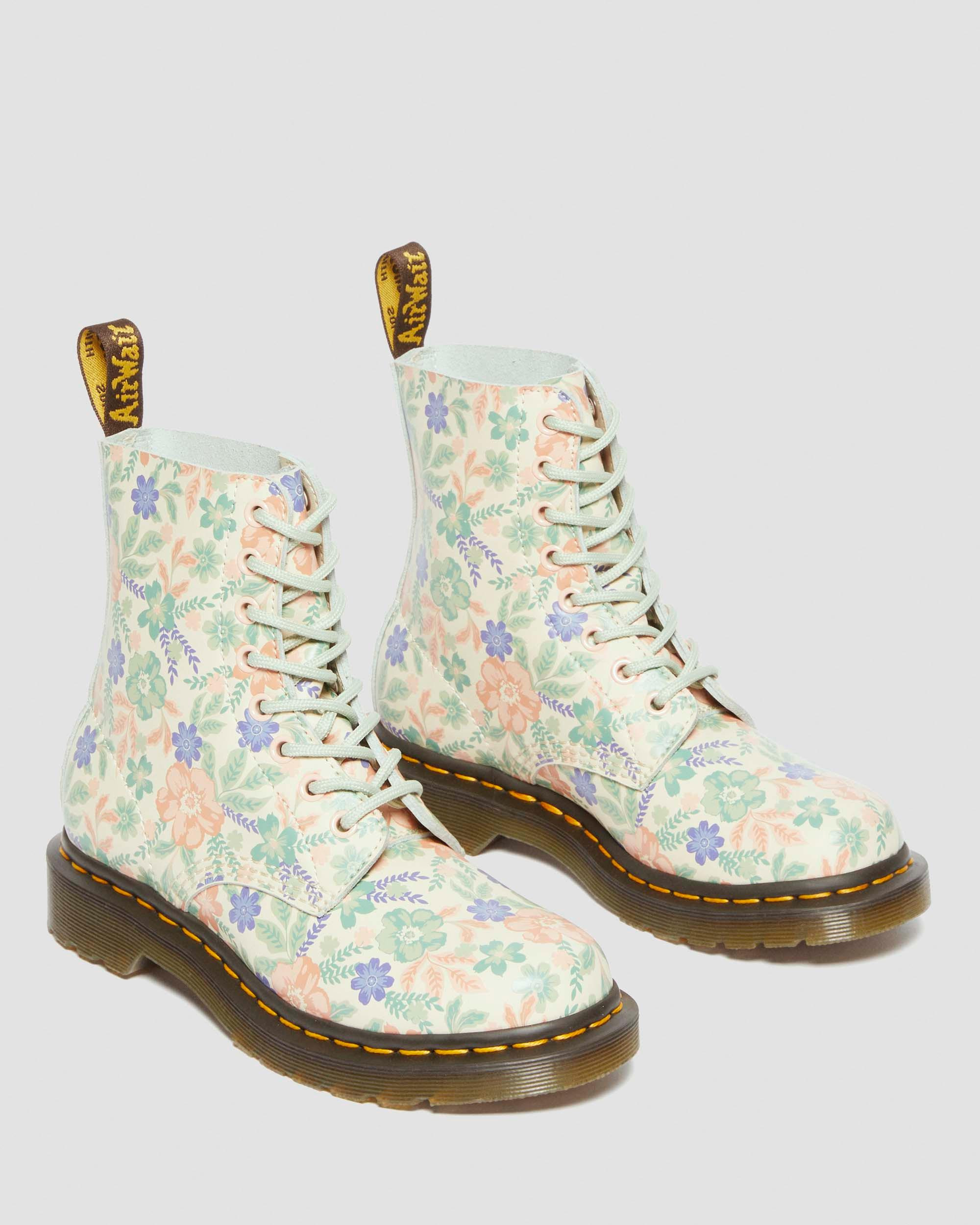 1460 Vonda Floral Reclaimed Leather Boots - 8