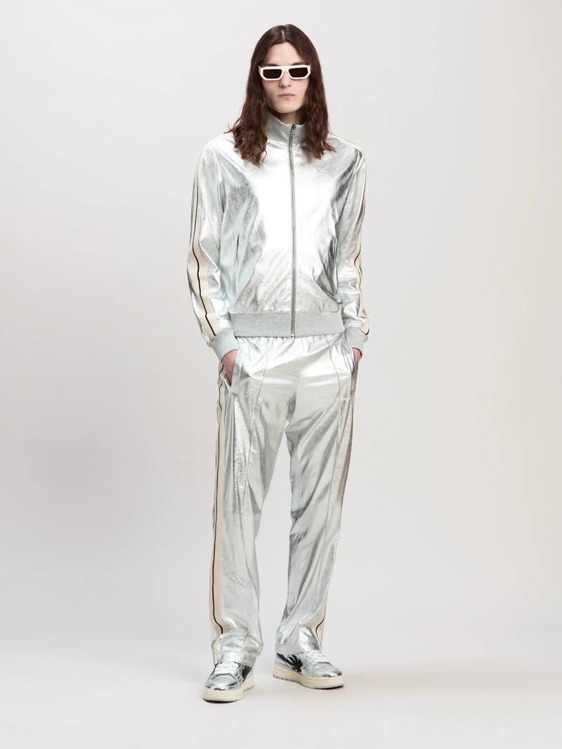 Palm Angels LAMINATED LEATHER TRACK JACKEt outlook