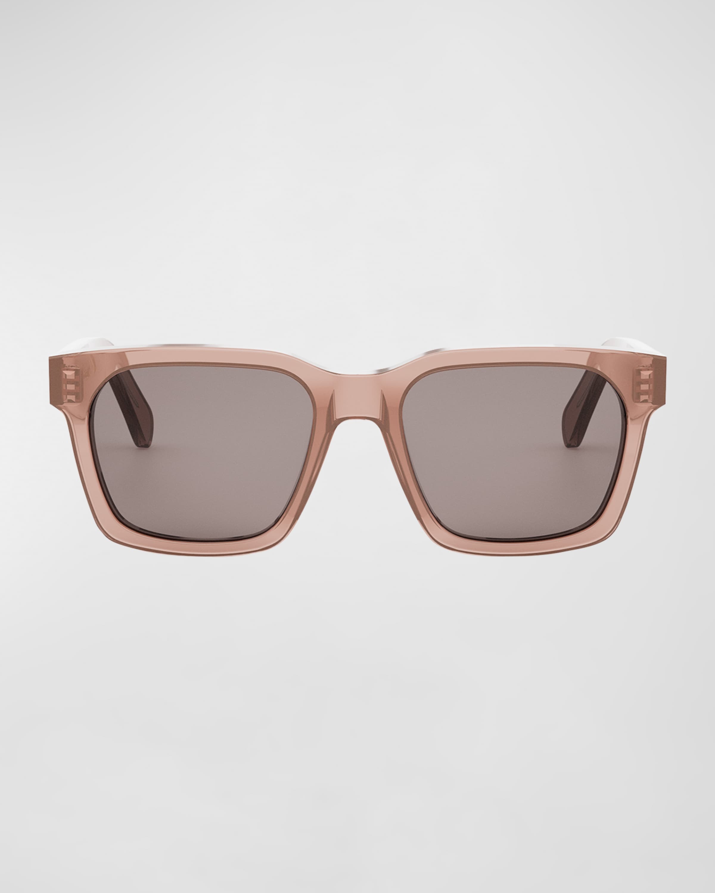 Bold 3 Dots Acetate Square Sunglasses - 4